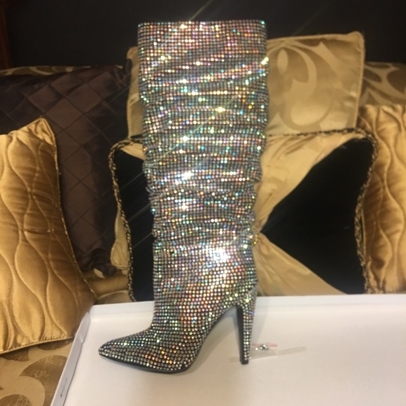 steve madden sparkle booties